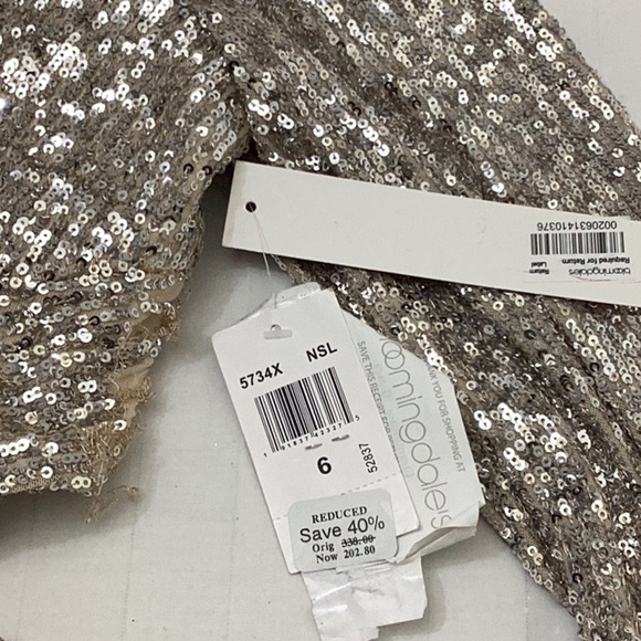 AQUA
V Neck Long Sleeve Cutout Sequin Dress - 100% Exclusive - Picture 11 of 15